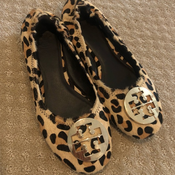 Tory Burch Shoes - Tory Burch Reva Flats Cheetah